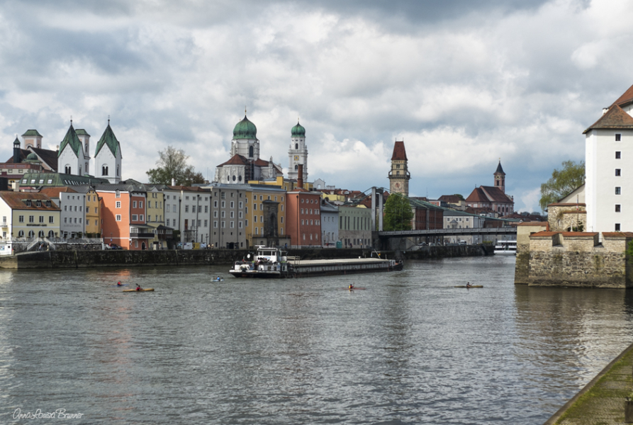 Passau - Blick auf Altstadt